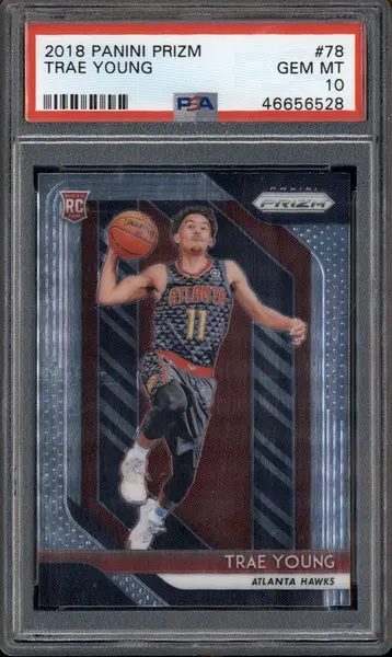 panini prizm hyper Trae Young RC 鑑定済！ 2018 Panini Prizm #78 Trae Young RC Rookie PSA 10 on
