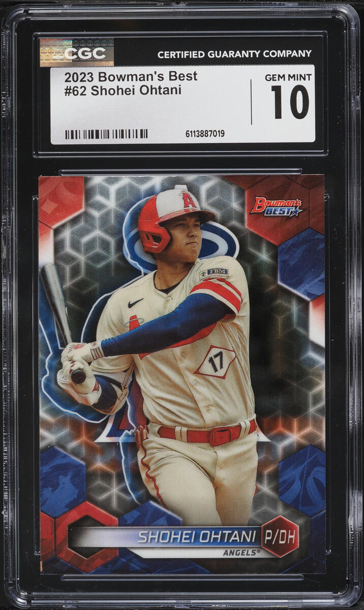 2023 Bowman's Best Shohei Ohtani #62 CGC 10 GEM MINT