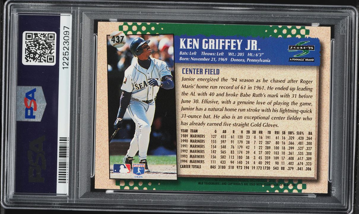 1995 Score Ken Griffey Jr. #437 PSA 7 NRMT