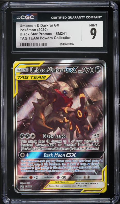 2019 Pokemon Japanese Sun & Moon Tag Team Starter Alt Art Umbreon