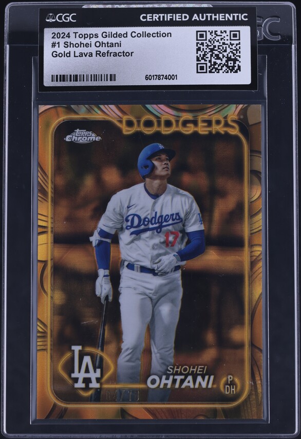 2024 Topps Chrome Logofractor Edition Gold Refractor Shohei