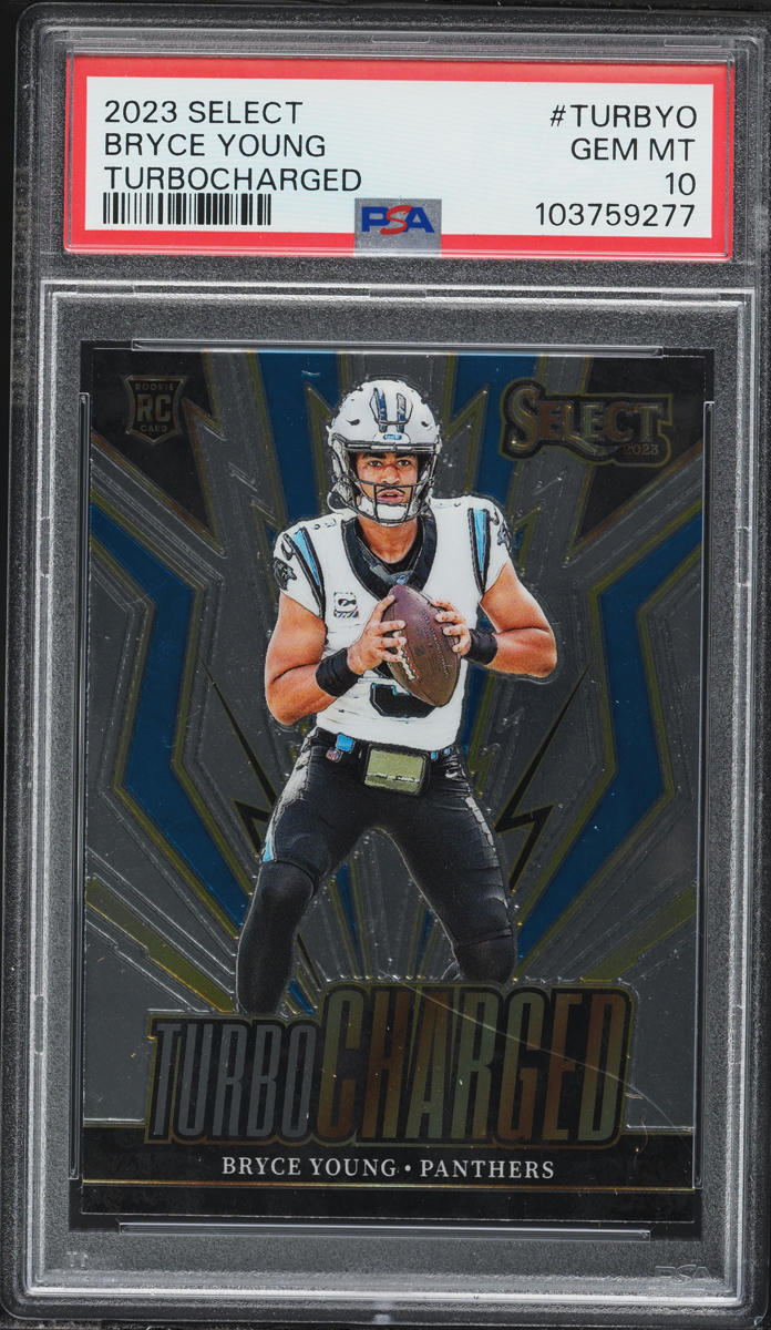 2023 Select Turbocharged Bryce Young ROOKIE #TURBYO PSA 10 GEM MINT