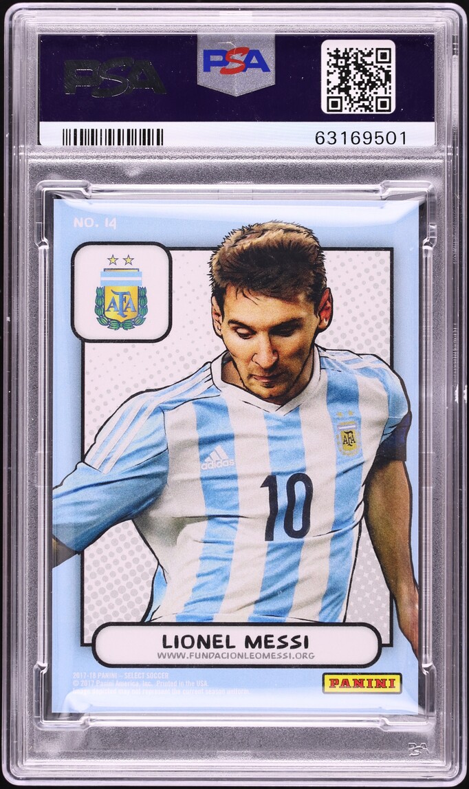 2017 Select Kaboom! Lionel Messi #14 PSA 10 GEM MINT