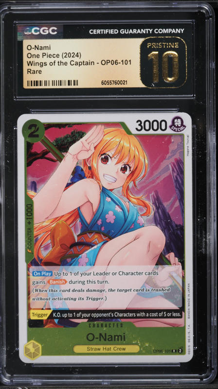 2024 One Piece Championship Celebration Pack Nami #ST01-007 PSA 10
