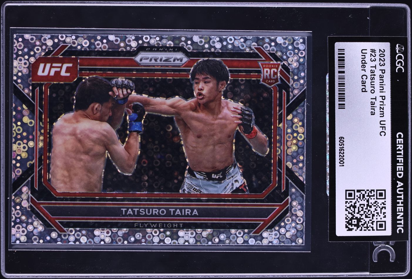 2023 Panini Prizm UFC Under Card Tatsuro Taira ROOKIE #23 CGC AUTH