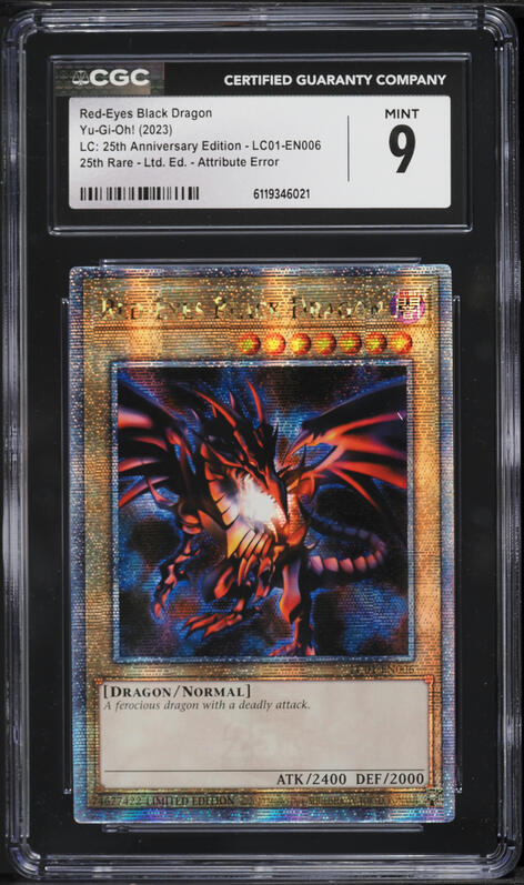 2025 Yu-Gi-Oh! Japanese QCAC Alt Art Red-Eyes Black Dragon #QCAC