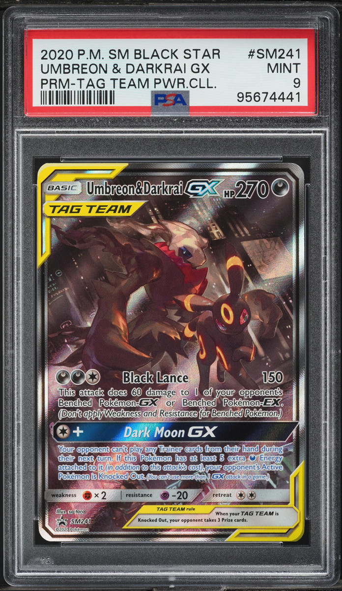 Umbreon & Darkrai GX SM241 - Pokémon Extended Artwork Display Case - Foto 10