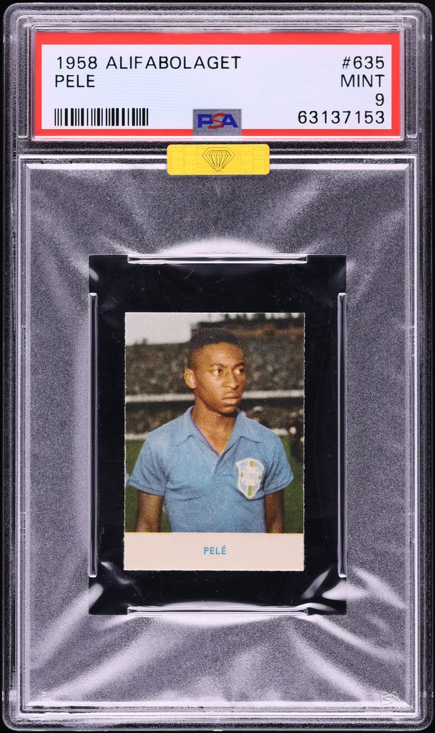 1958 Alifabolaget Pele ROOKIE #635 MBA PSA 9 MINT