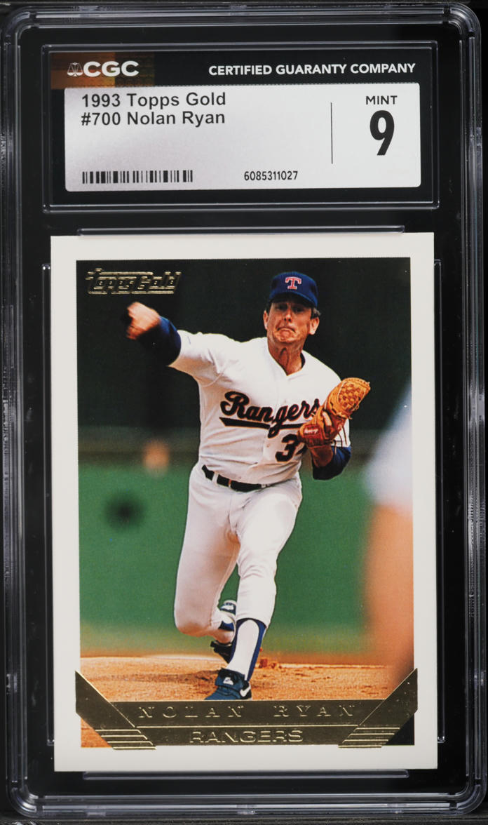 1993 Topps Gold Nolan Ryan #700 CGC 9 MINT