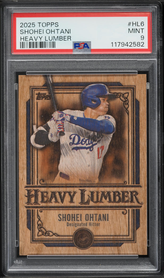 2025 Topps Heavy Lumber Shohei Ohtani #HL-6 PSA 9 MINT