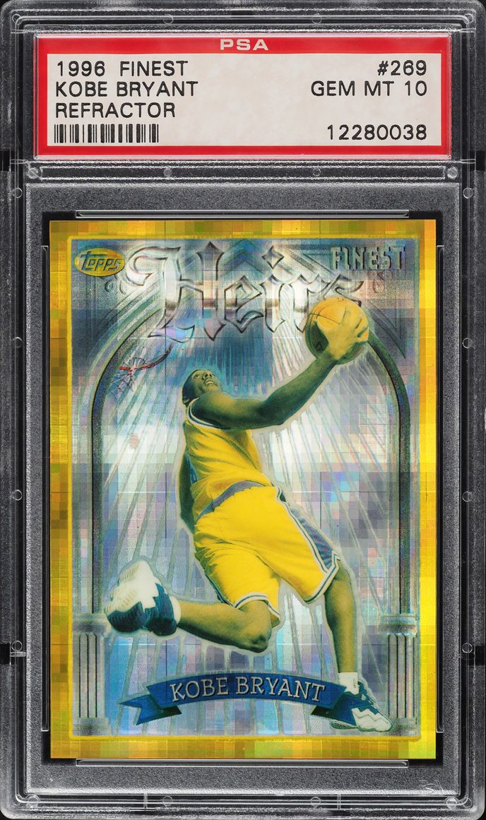 1996 Finest Gold Refractor Kobe Bryant ROOKIE #269 PSA 10 GEM MINT