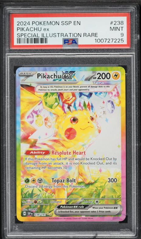 2024 Pokemon Japanese SV Super Electric Breaker SAR Pikachu Ex