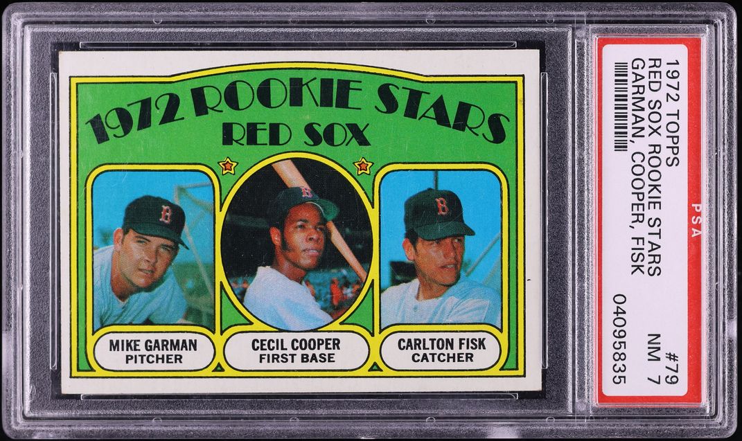 1972 Topps Carlton Fisk ROOKIE #79 PSA 7 NRMT