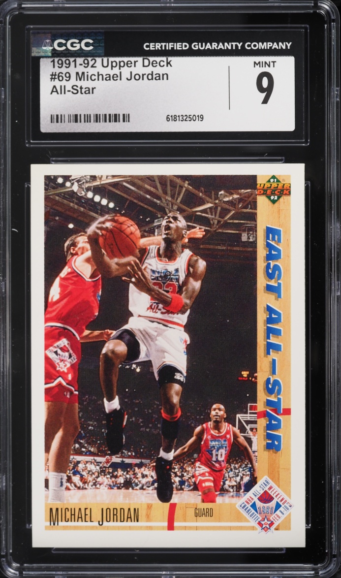 1991 Upper Deck All-Star Michael Jordan #69 CGC 9 MINT