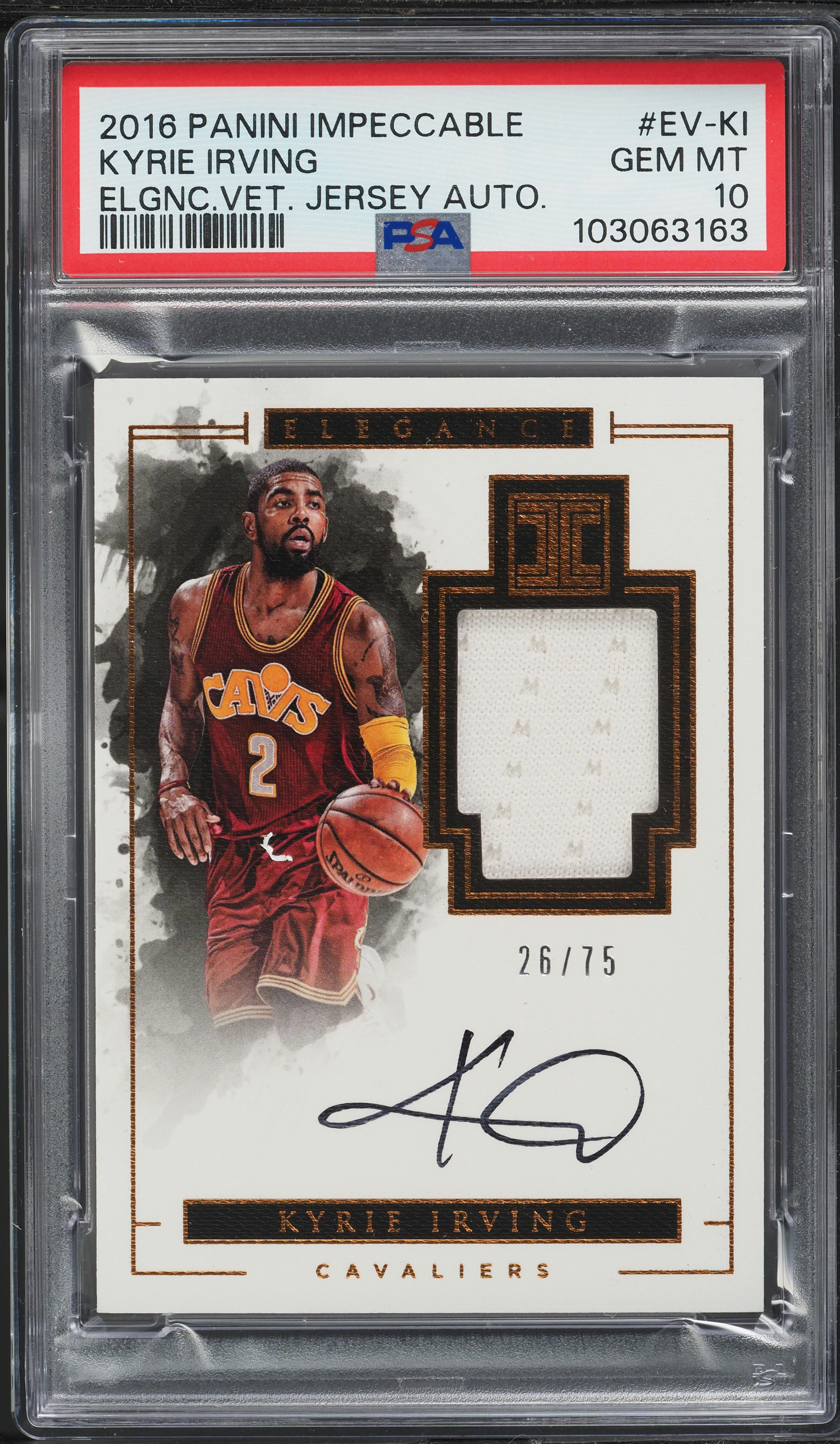 Kyrie Irving Patch 1/1 アービング immaculate 2012-13 Panini Immaculate Kyrie Irving Rookie/RC Printing