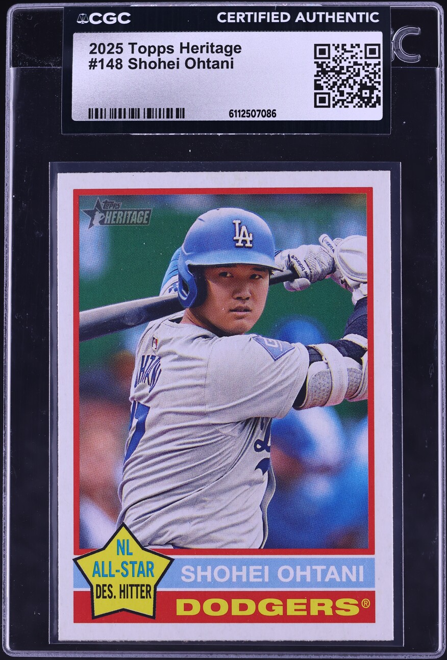 2025 Topps Heritage Shohei Ohtani #148 CGC AUTH