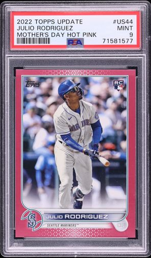 2022 Topps Chrome Update Julio Rodriguez ROOKIE #USC165 SGC 8.5 NM