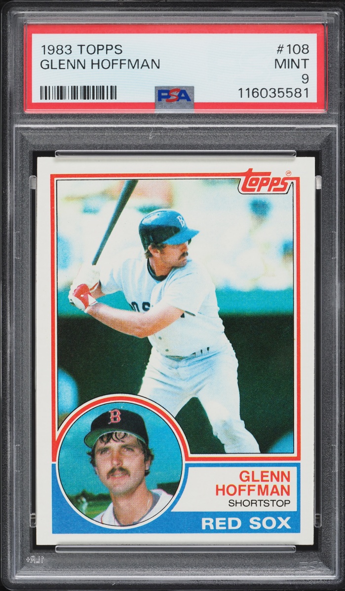 1983 Topps Glenn Hoffman #108 PSA 9 MINT