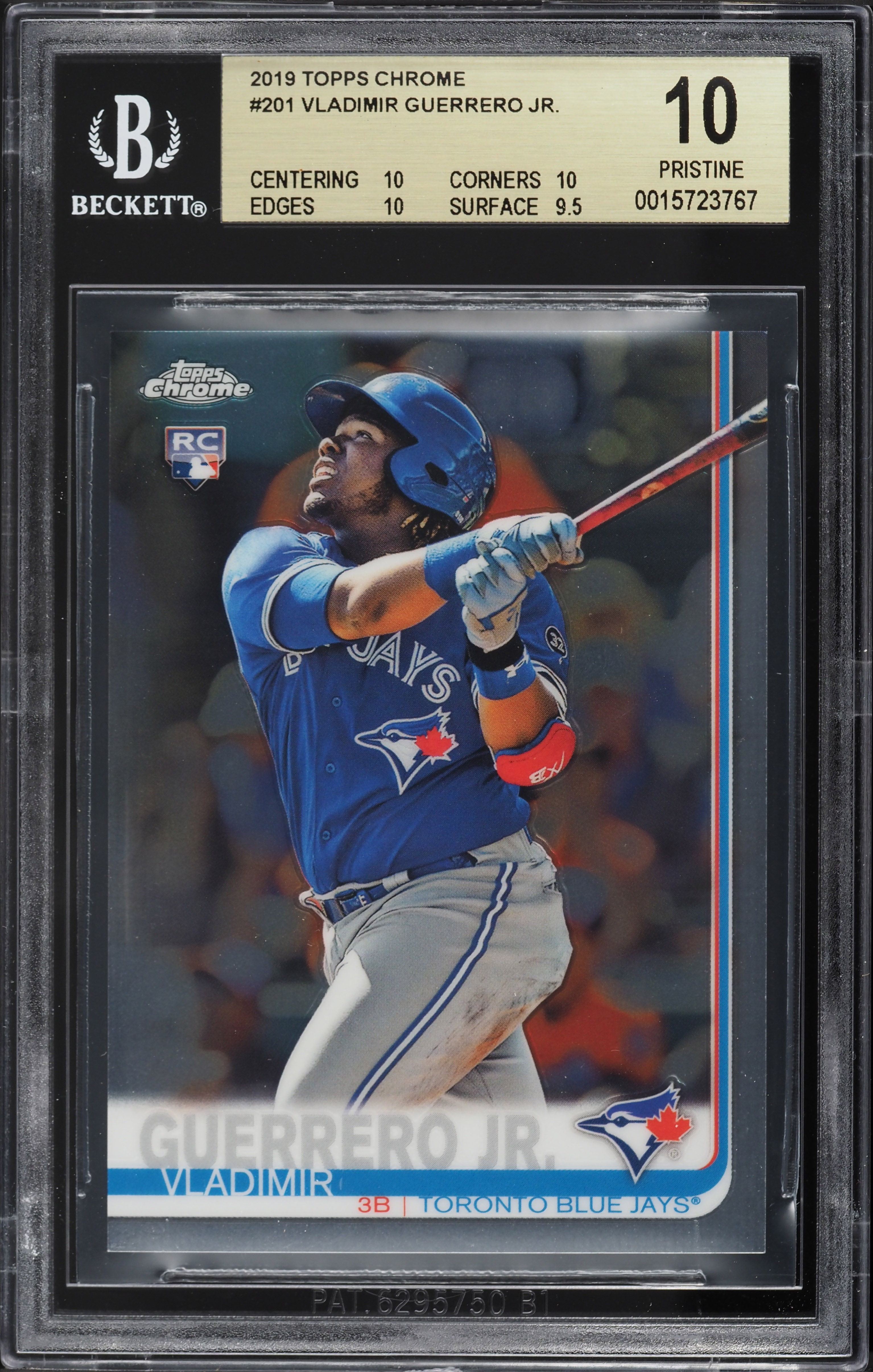 その他 Guerrero jr. rc auto topps psa9 Top Loaders Rookie Graded PSA Mint 9 - Vladimir Guerrero, Jr. 2019