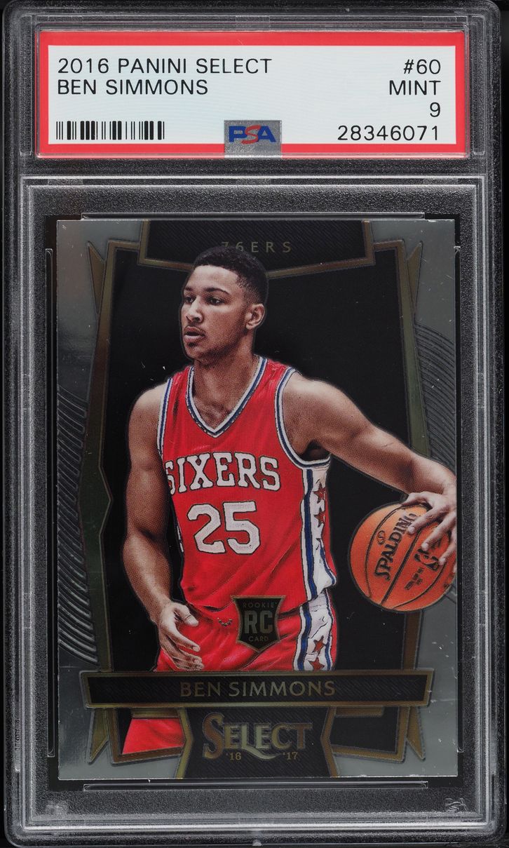 2016 Select Basketball Ben Simmons ROOKIE #60 PSA 9 MINT