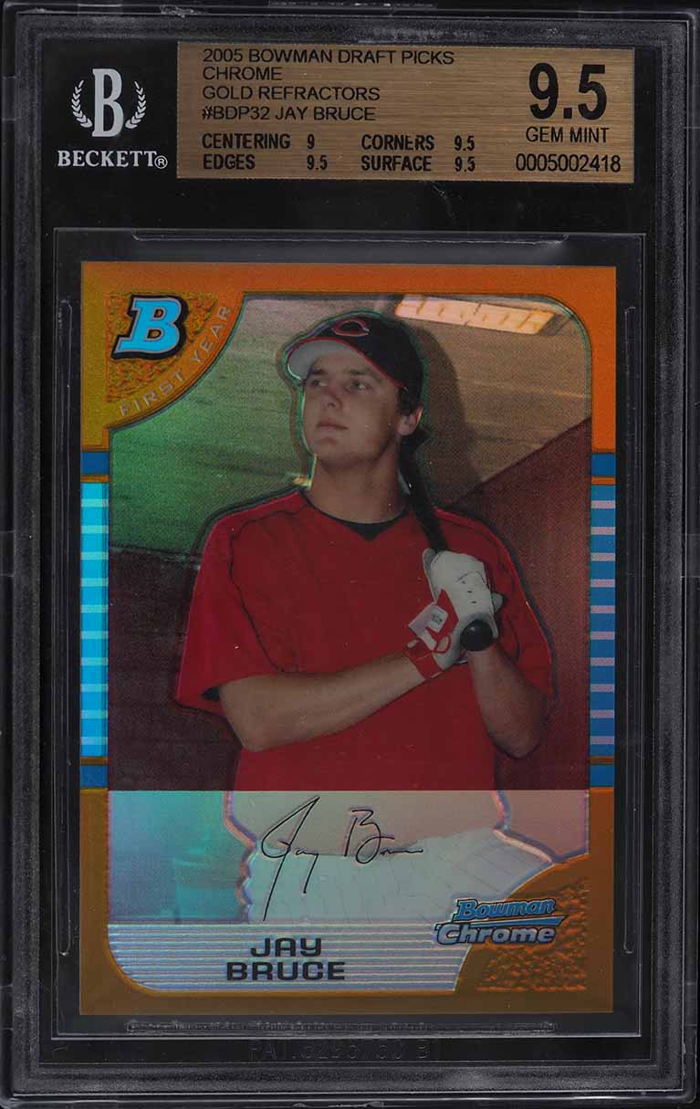 2005 Bowman Chrome Draft Picks & Prospects Xfractor Jay-Z /150