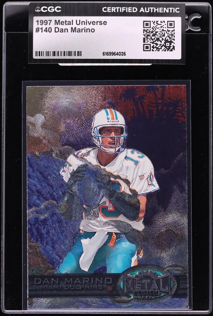 1997 Metal Universe Dan Marino #140 CGC AUTH