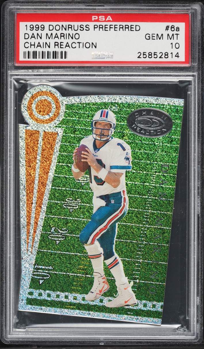 1999 Donruss Preferred Chain Reaction Dan Marino /5000 #6a PSA 10 GEM MINT