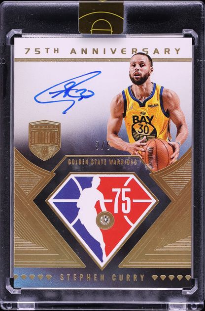 2021 Panini Eminence 75th Anniversary Diamond Gems Gold Stephen
