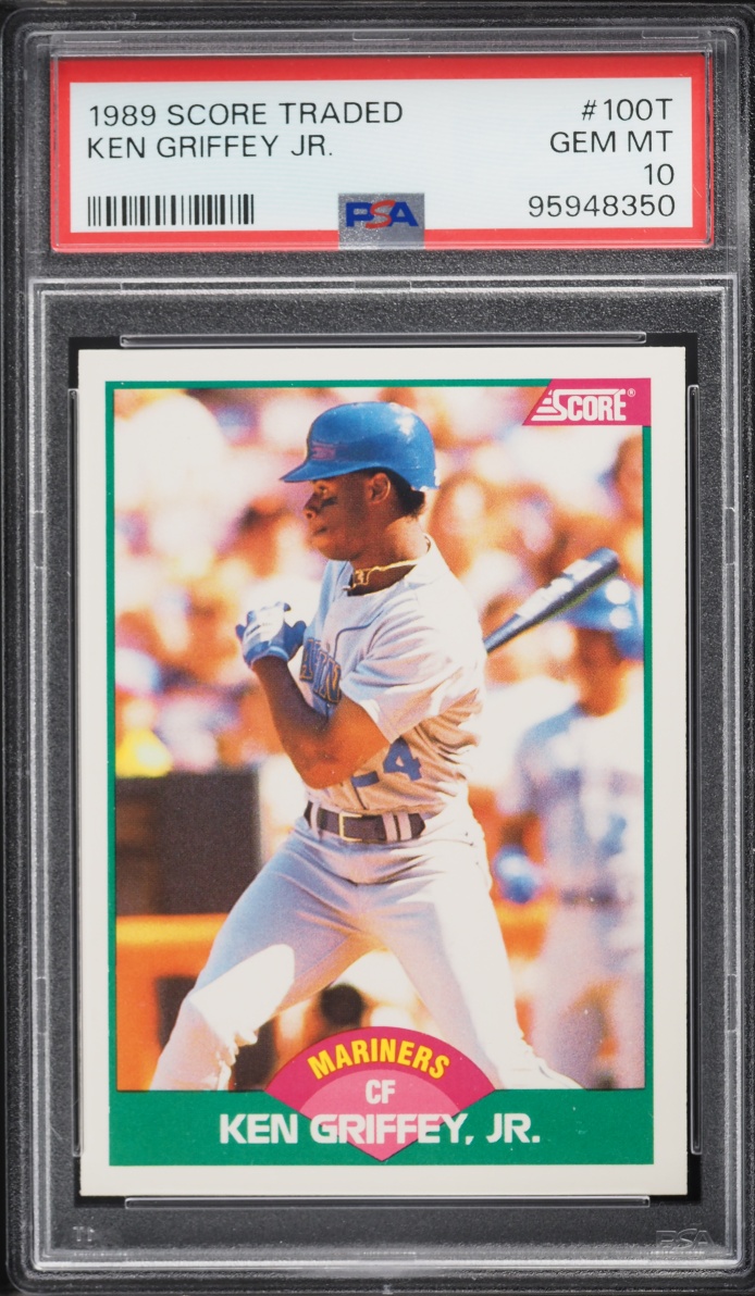 1989 Score Traded Ken Griffey Jr. ROOKIE #100T PSA 10 GEM MINT