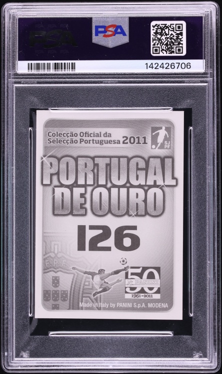 2011 Panini Portugal De Ouro Cristiano Ronaldo #126 PSA 10 GEM MINT