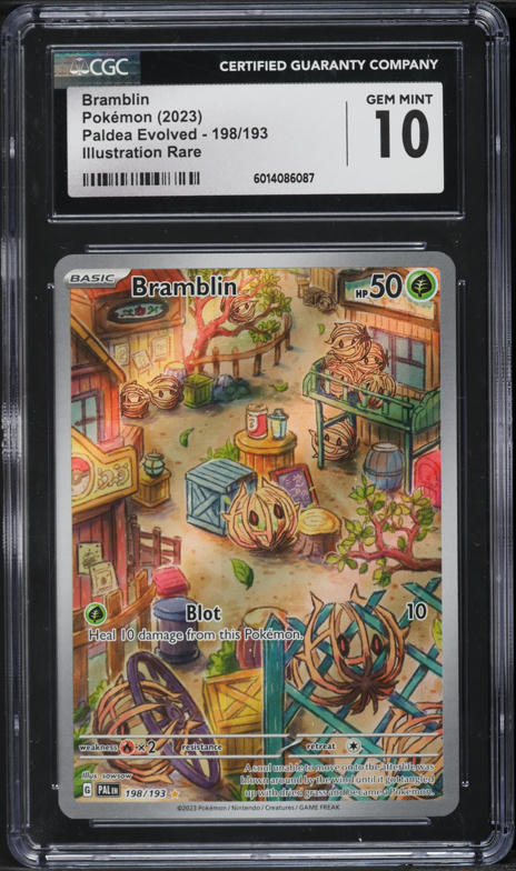 2023 Pokemon Japanese Scarlet & Violet Snow Hazard AR Bramblin #72