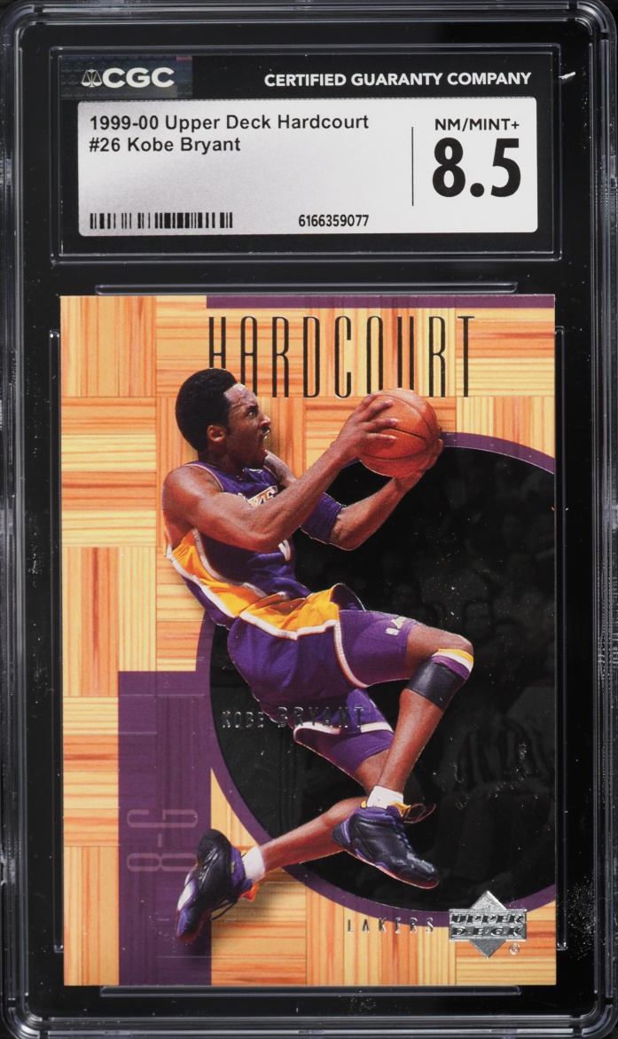1999 Upper Deck Hardcourt Kobe Bryant #26 CGC 8.5 NM-MT+