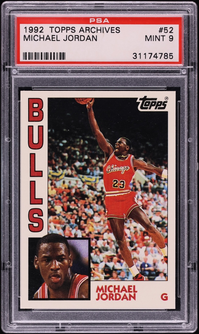 1992 Topps Archives Michael Jordan #52 PSA 9 MINT