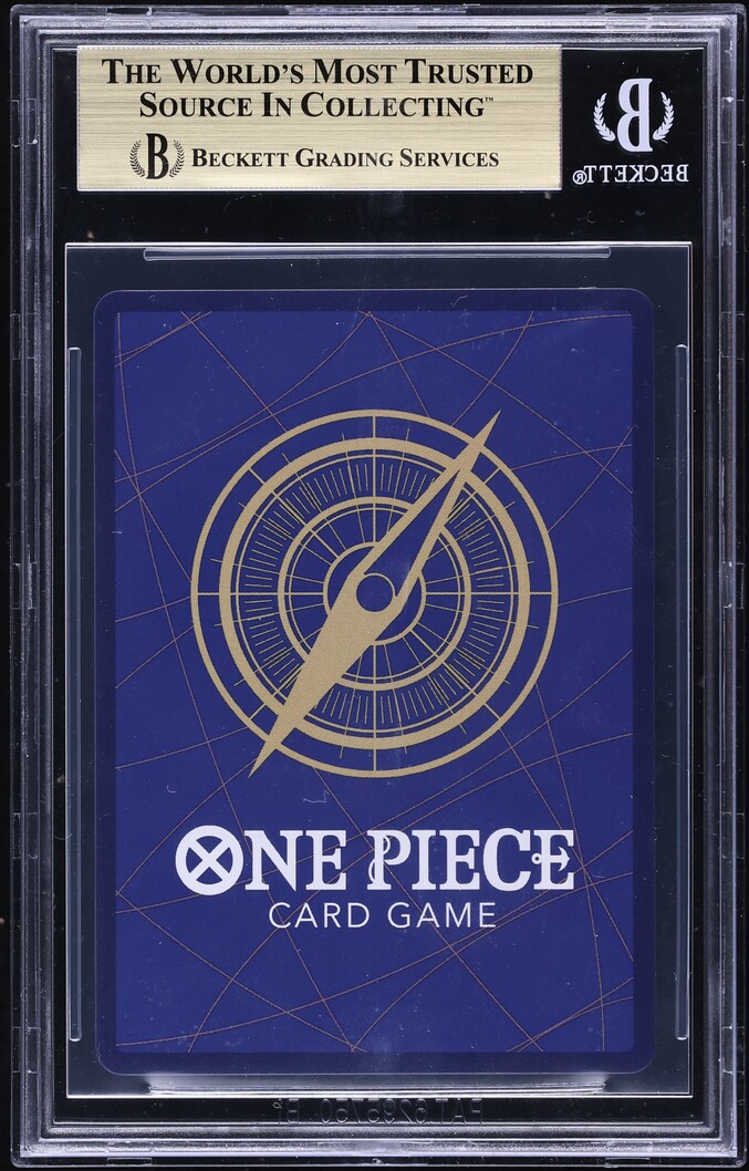 2025 One Piece A Fist Of Divine Speed Gold Foil Monkey D. Luffy #OP05-119 BGS 10 PRISTINE
