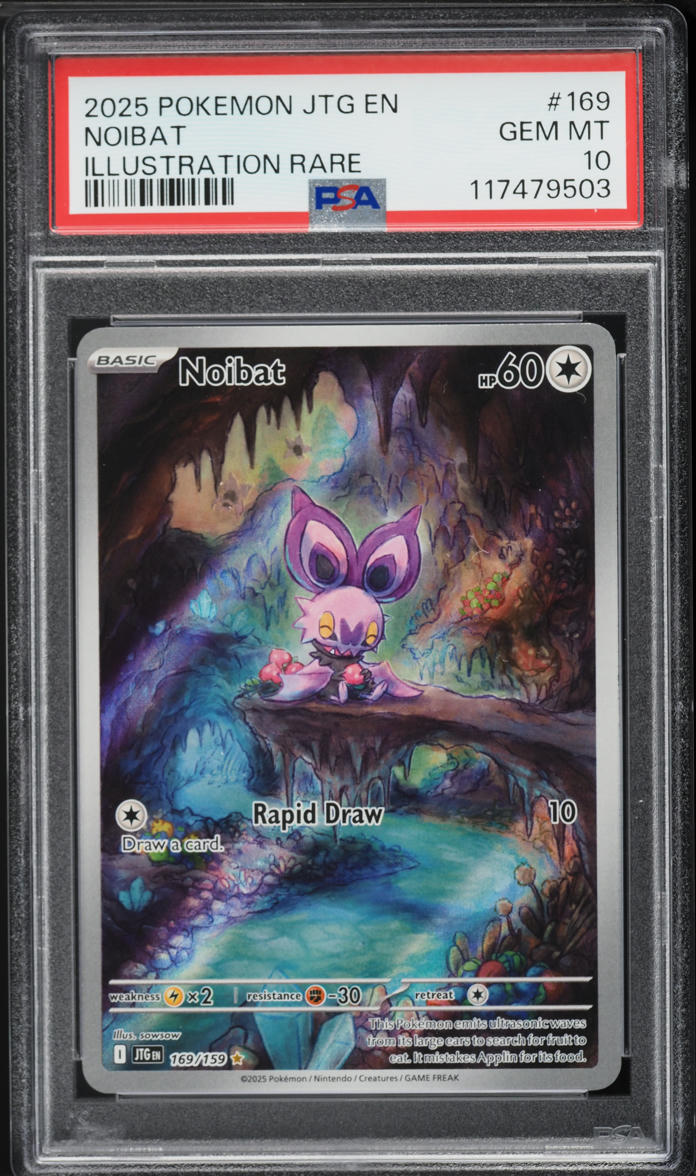 2025 Pokemon Scarlet & Violet Journey Together IR Noibat #169 PSA 10 GEM MINT