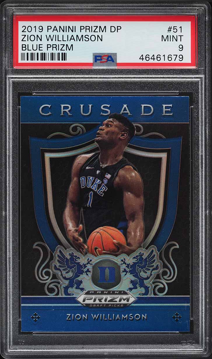 2019 Panini Prizm Draft Picks Blue Zion Williamson ROOKIE