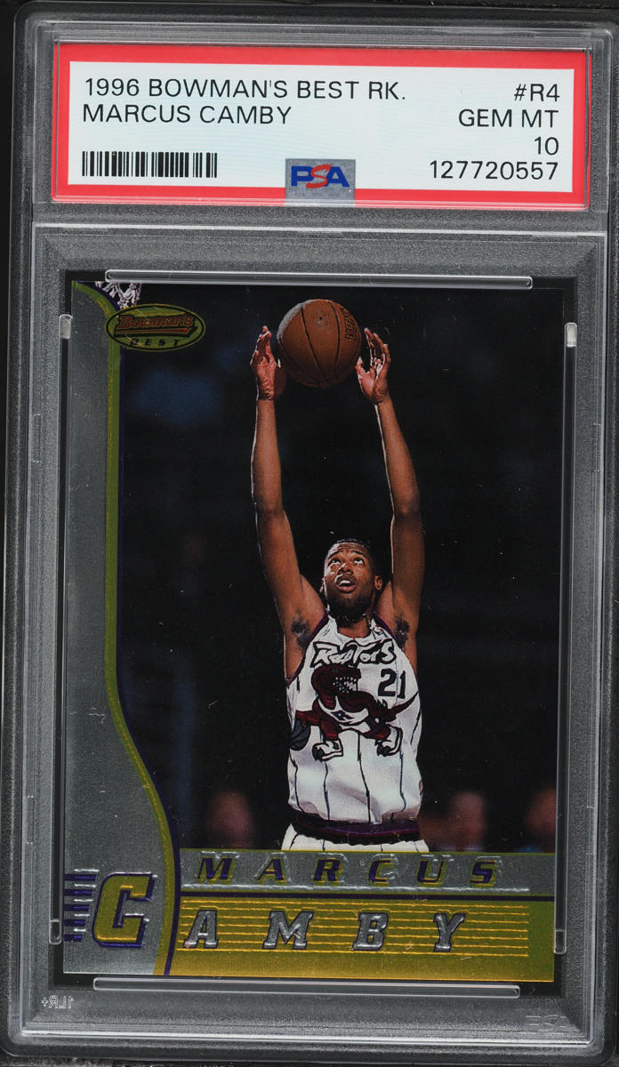 1996 Bowman's Best Rookie Marcus Camby ROOKIE #R4 PSA 10 GEM MINT