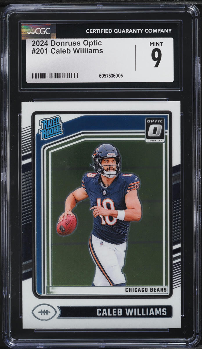 2024 Donruss Optic Caleb Williams ROOKIE #201 CGC 9 MINT