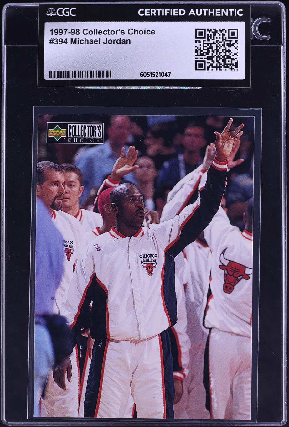 1997 Collector's Choice Michael Jordan #394 CGC AUTH