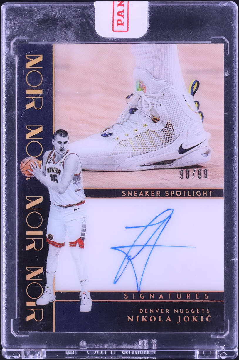 2023 Panini Noir Sneaker Spotlight Nikola Jokic AUTO /99 #SSS-JOK