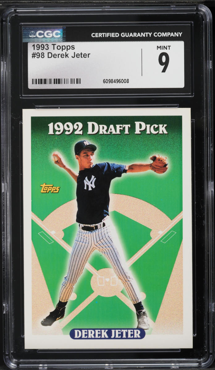 1993 Topps Derek Jeter ROOKIE #98 CGC 9 MINT