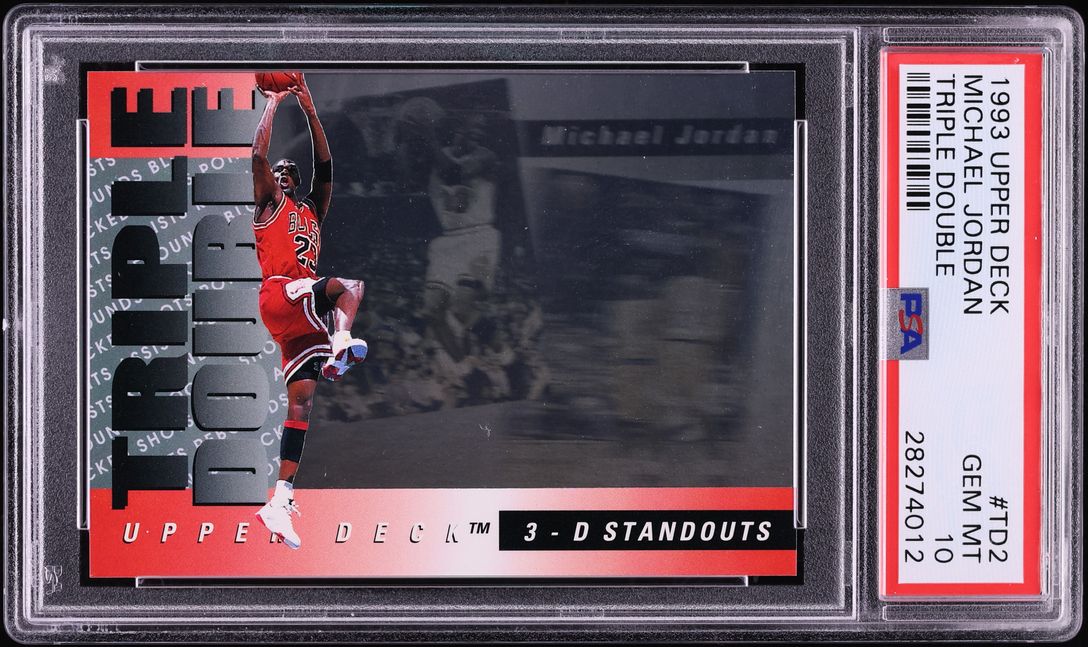 1993 Upper Deck Triple Double Michael Jordan #TD2 PSA 10 GEM MINT