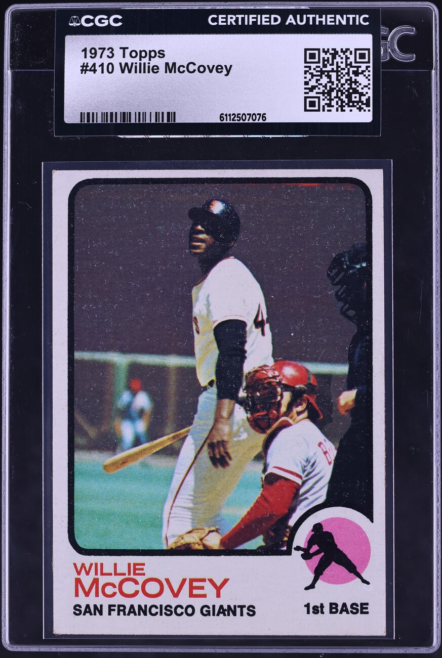 1973 Topps Willie McCovey #410 CGC AUTH