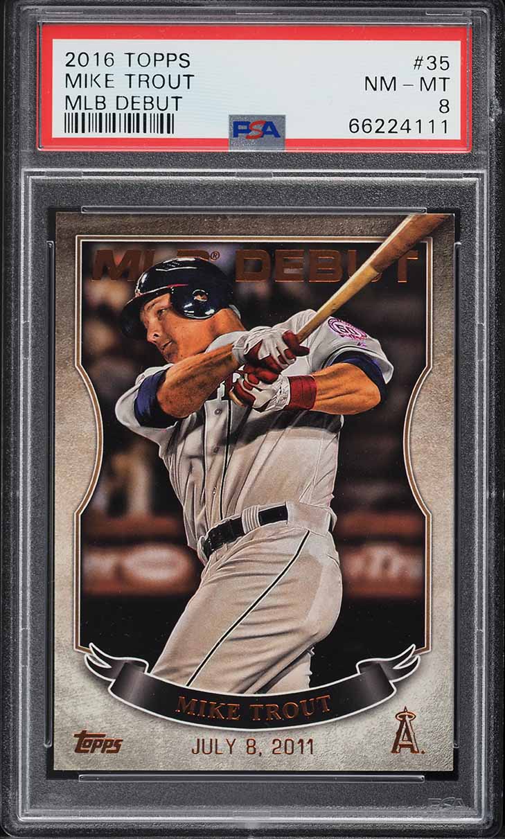 2016 Topps Chrome Mike Trout #1 CSG 9.5 GEM MINT on Fanatics Collect