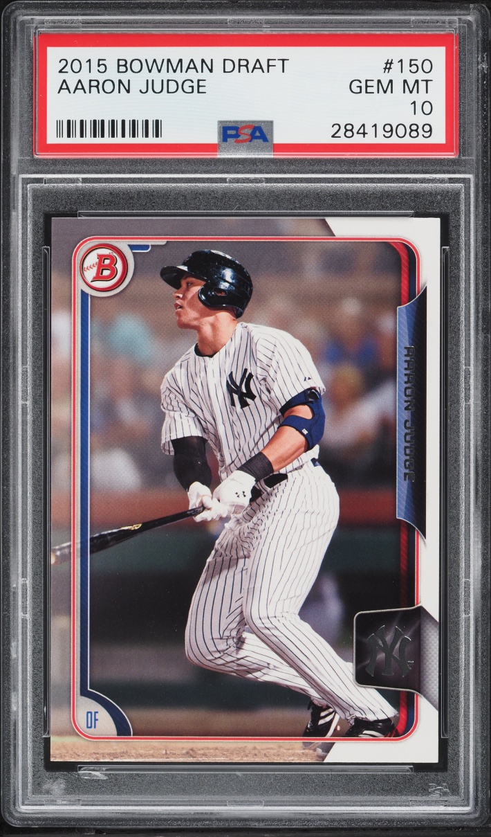 2015 Bowman Draft Aaron Judge PROSPECT #150 PSA 10 GEM MINT