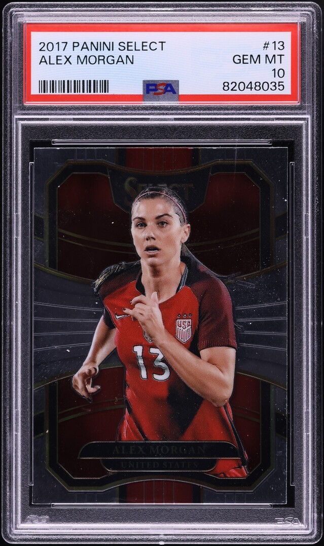 2017 Select Soccer Alex Morgan #13 PSA 10 GEM MINT