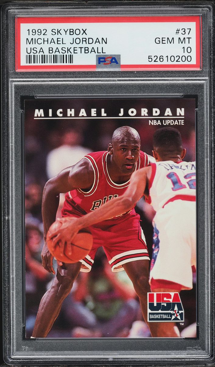 1992 Skybox USA Basketball Michael Jordan #37 PSA 10 GEM MINT