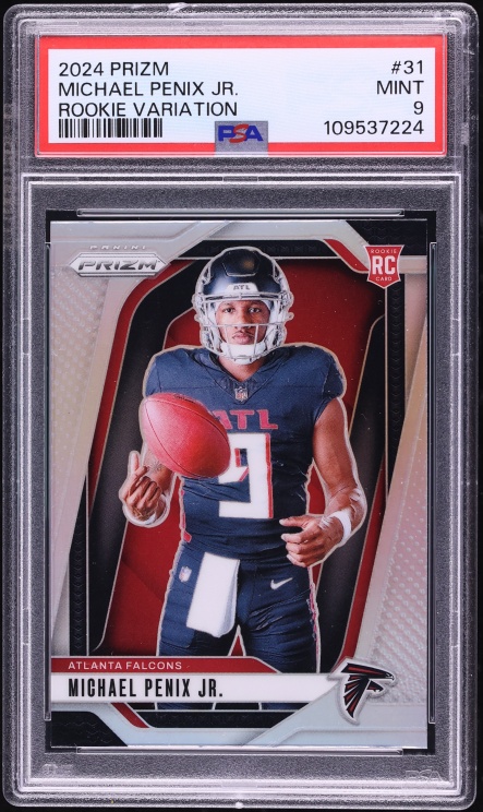 2024 Panini Prizm Variation Michael Penix Jr. ROOKIE #31 PSA 9 MINT