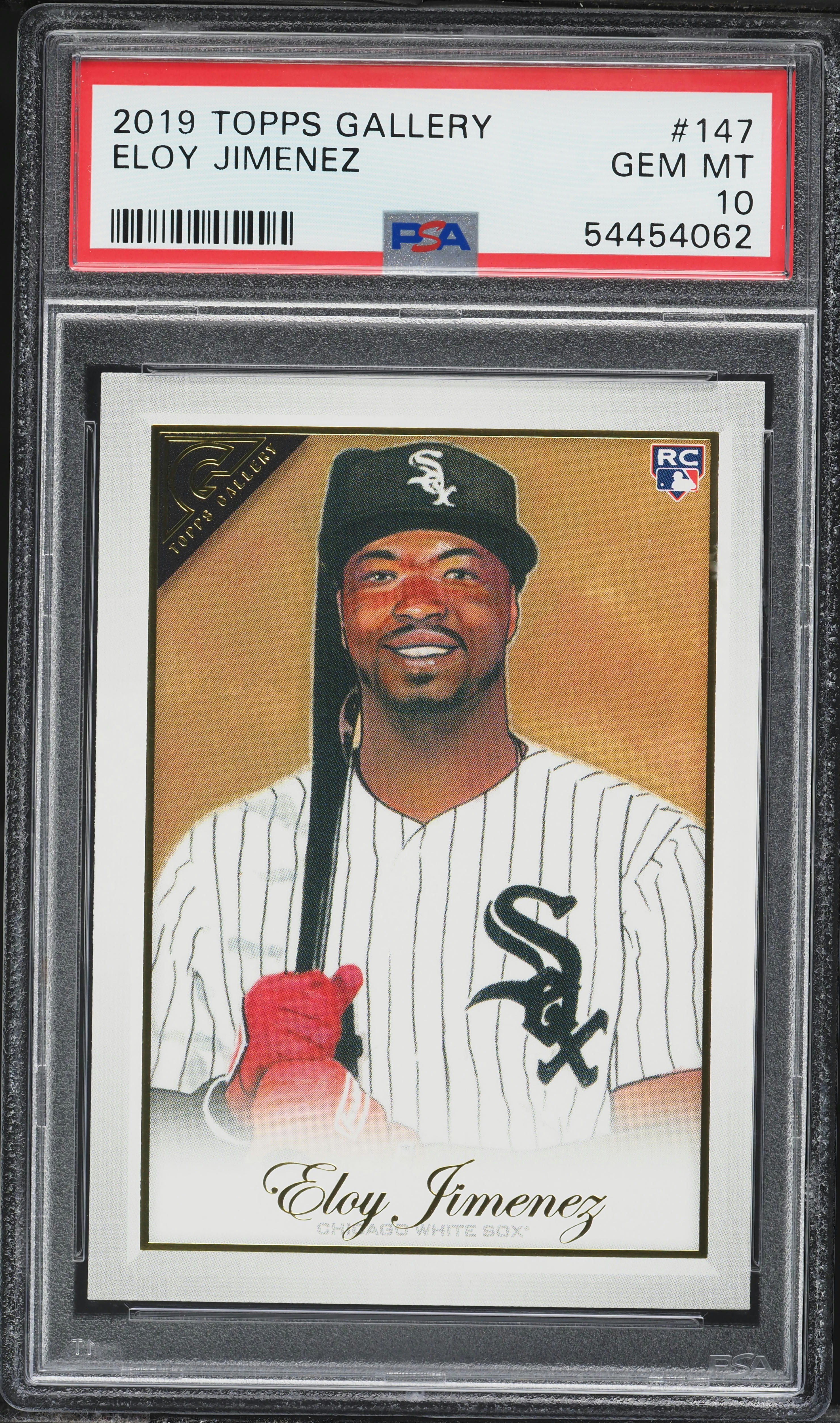 2019 Topps Gallery Eloy Jimenez ROOKIE #147 PSA 10 GEM MINT on