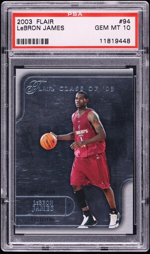 2003 Upper Deck Box Set LeBron James ROOKIE RC #10 PSA 9 MINT on